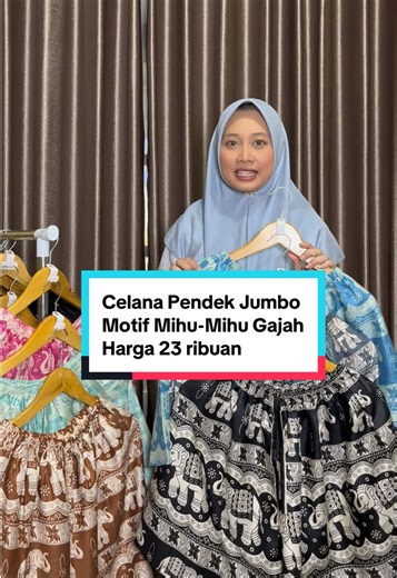 Ready stock celana mihu-mihu gajah harga hanya 23ribuan #celanagajah #celanamihumihu #celanajumbowanita #celanapendekjumbo #celanaviral