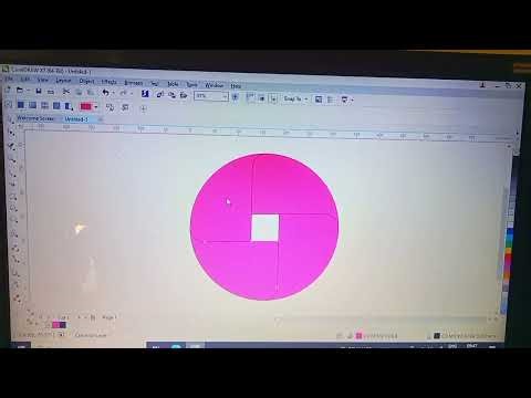 Coraldraw design In computer //how to draw graffic design in coraldraw #coraldraw
