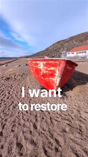 Old Boat with a Story — Soon Reborn! ⛵️ #shorts