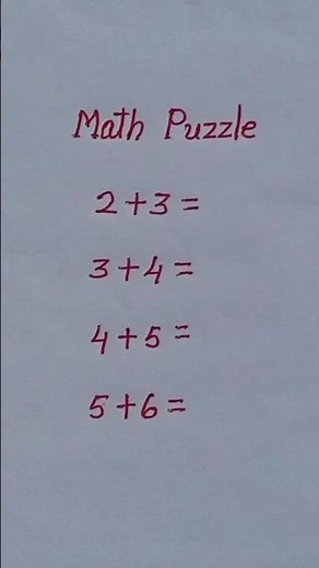 Math Puzzle/Brain Test#short#math#puzzle#easymaths