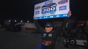 Mike Salinas and Scrappers Racing made history in Charlotte with the first 300mph run in the 1/8 mile. Hear from Crew Chief Rob Flynn and Assistant Crew Chief Arron Cave about the conditions, the expectations and becoming the first member of the Phillips Connect 300mph in the 1/8 Club. | NHRA