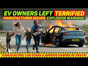 EV OWNERS left TERRIFIED as CAR MANUFACTURER warns their ELECTRIC CAR COULD EXPLODE into FLAMES!