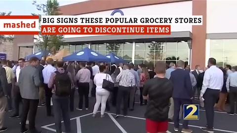 Big Signs These Popular Grocery Stores Are Going To Discontinue Items