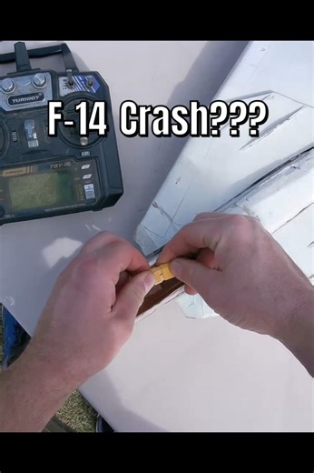 RC plane build F-14 crash #build #aviation #rcplane #drone #diy #crash #rcjet #f14 #topgun #create