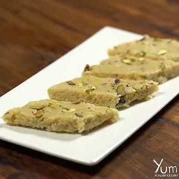 Milk Khoya Burfi (Indian Dessert) Recipe