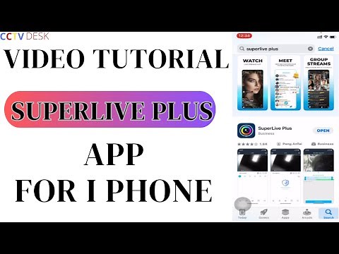 SuperLive Plus| SuperLive Plus App| Tutorial for the Setup of the SuperLive Plus iOS?