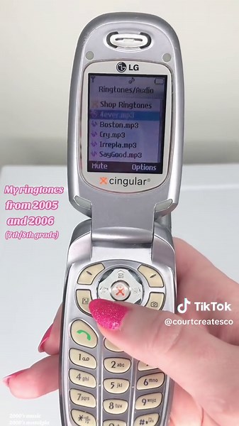 My ringtones from 2005 and 2006 ✨ #2000snostalgia #2000smusic #2000sthrowback #flipphone #ringtones