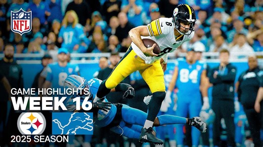 Steelers vs. Lions highlights Week 16