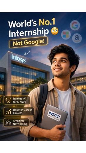 This Indian Internship Ranked Number One Globally #shorts #telugu #internship #infosys #techcareers