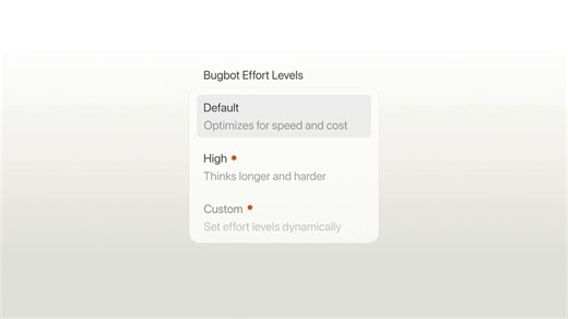 Bugbot’un Ayarlanabilir Zekası: Daha Az Çaba, Daha Fazla Güvenlik Cursor bugbot adlı aracına yeni bir özellik ekledi: Çekilen isteklerde (PR) düşünme derinliğini ayarlayabilme. Altyapı ve arka uç değişikliklerinde yüksek çaba modu devreye giriyor böylece daha fazla sorun tespit ediliyor. Varsayılan modda bile sorunların yüzde 80’inden fazlası birleştirme aşamasında çözülüyor yüksek mod ise aynı çözüm oranını koruyarak yüzde 35 daha fazla hata buluyor. Bu ayarlar artık kullanım tabanlı tüm kullan