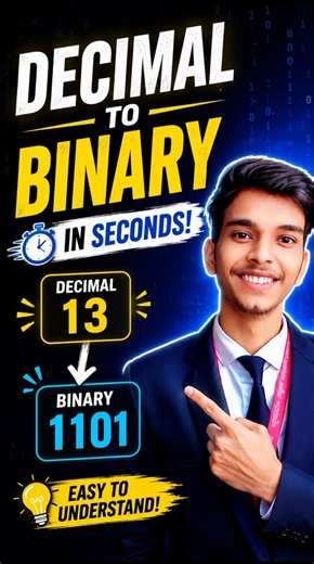 Decimal to Binary Conversion in C++ | Easy Method Explained 🔥