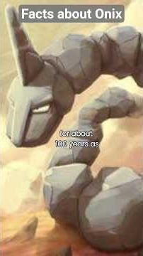 Onix: The Rock Snake Pokémon Uncovered🪨🐍! 95#pokemon #pokemonchannel #pokemonanime