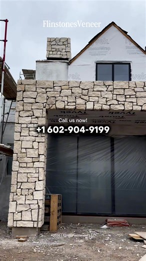 FlinstonesVeneer has had a busy start to 2026. Some awesome projects under Construction. #newproject #construction #installation #arizonastone #flintstonesveneer