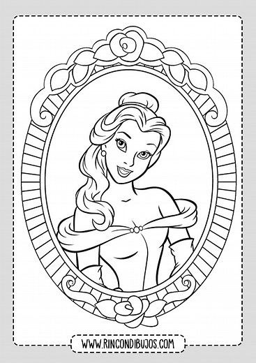 Dibujos de Princesas para colorear | Imprimir y Colorear