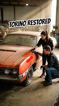 Starsky & Hutch Car RESTORED from Junkyard 😱 #shorts