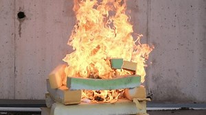 Flammable Materials Burning Intensely Fire Test Stock Footage Video (100% Royalty-free) 3717448915 | Shutterstock