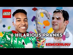 Can Julian Make It Through This Booby-Trapped House?⚠️🏠 | Holiday Presents Prank 🎁 LEGO REBRICKULOUS