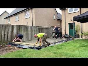 Garden Room: Concrete Base