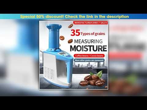 Upgraded Version 35 Types of Grain Grain Moisture Measuring Instruments Rice Coffee Bean Moisture