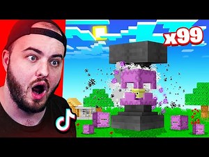 10 Minecraft TIKTOK DUPLICATION HACKS that Work!