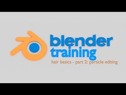 Blender Training - Hair Basics: Part 2 - Working With The Particle Editor