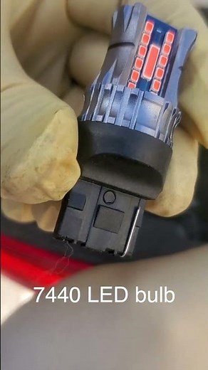 Replace Odyssey brake light with 7440 LED Bulb