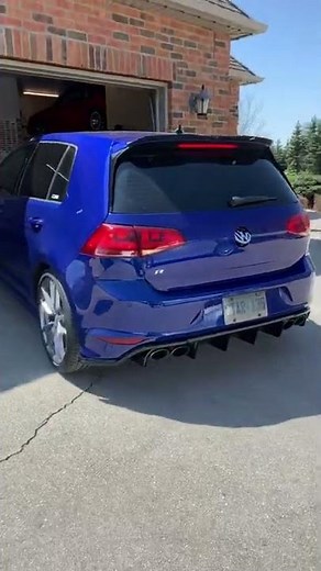 VW Golf R MK7 Cold Start Sound Clip // CTS Downpipe & Resonator Delete 🏁