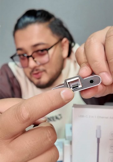 3-in-1 USB-C Splitter: Fast Charge, Ethernet & Headphone Port