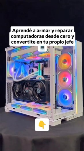 Curso Online Armado y reparación de PC | Compu Skills on Instagram: "Con mi Curso Online de Armado de Computadoras vas a aprender paso a paso cómo armar, reparar y optimizar una PC como un profesional ⚙️ Ideal si querés emprender, ofrecer servicios técnicos o trabajar desde casa 💸 👉 Precio promocional: $10.200 (antes $25.000) Incluye cursos de Edición y Programación GRATIS 🎁 Cupos limitados ⏰ #armadodepc #reparaciondepc #computacion #cursoonline #tecnología"