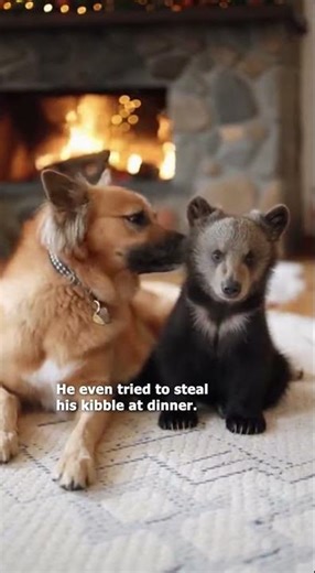 Dog Rescues Lost Bear Cub, and Their Reunion Will Melt Your Heart