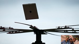 Destroying an iPad with a 750 kph katana machine