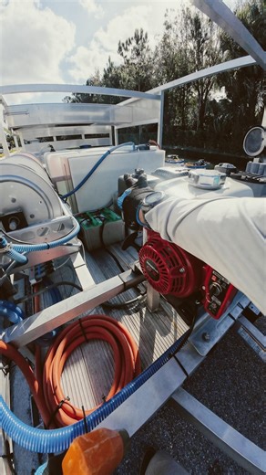 Soft wash this dirty roof with us 🤮. #roofcleaning #softwashing #pressurewashing