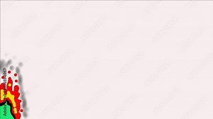 Burning paper screen animation video suitable for presentation footage, film opening or others