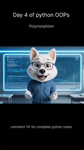 Day 4: Polymorphism| Python for beginners #python #memes #pythonessperspective #learnpython #funny