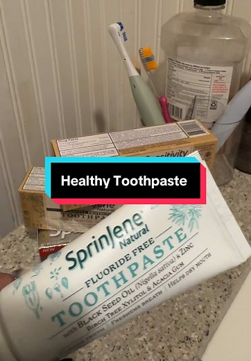 obsessed with this healthy toothpaste #tiktokshoprestock #tiktokshopping #toothpaste #dentist #sprinjene #blackseedoil #zinc #NaturalToothpaste #CleanTeeth #NonToxicBeauty #FluorideFree #HealthySmile #OralCare #FreshBreath #ChemicalFree