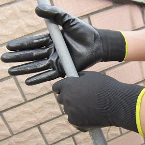 [Hot Item] Auto Repair Gloves Nitrile Dipped Glove Maintenance Work Gloves
