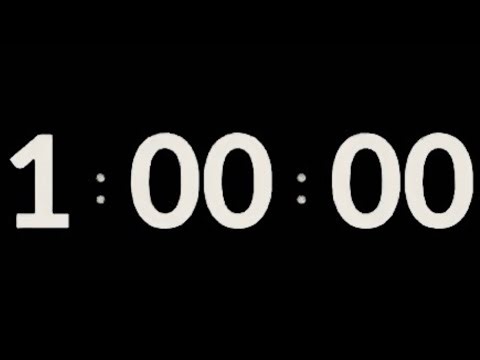 1 Hour Countdown Timer ⏰- Silent, Clean Timer for Study, Focus, Meditation, or Work