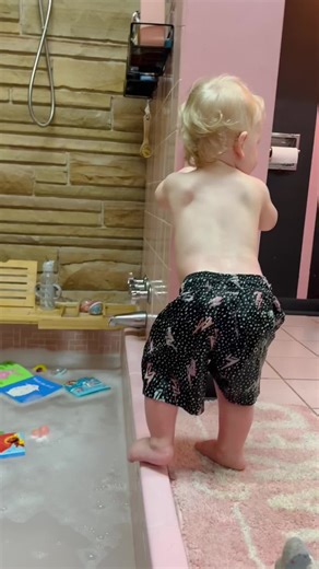 Funny baby falls into water#Failure #Falling #Funny#FunnyVideo #Parents #viral #fyp