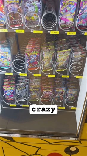 Pokemon card vending machine at the airport in Italy! #pokemoncards #pokemontcg #pokemoncommunity