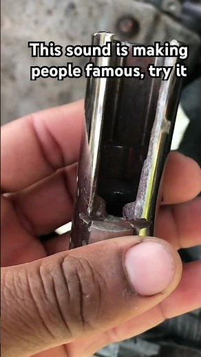 How I made my own O2 Oxygen Sensor tool using a 22mm socket ✅ #shorts #diy #mechanic