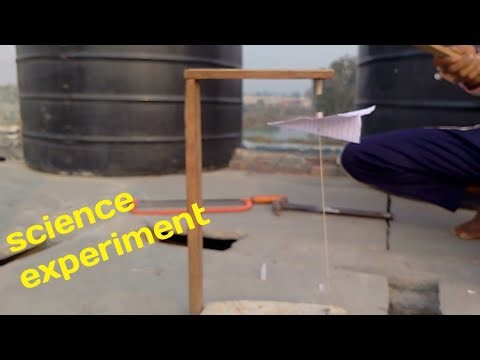 Make a aeroplane experiment at home 🏡