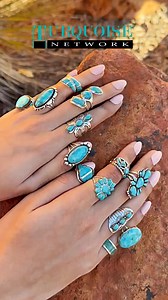 Unlock the beauty of authentic Turquoise & Sterling Silver rings! • Handcrafted with love • Unique designs you won't find anywhere else Ready to shine? Visit us now and discover your new favorite piece! TurquoiseNetwork.com | Turquoise Network