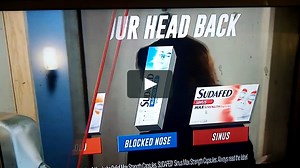Sudafed's advert(advertising agency's advert) shown UK TV Ch4(47) December 25th 2019-Please Read DESCRIPTION