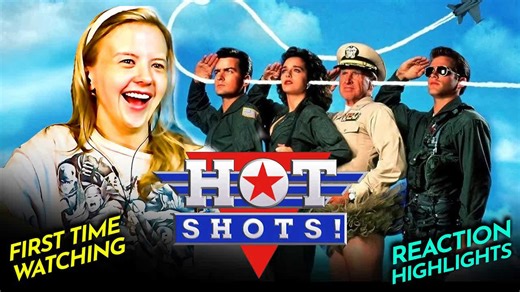 Mia laughs nonstop Hot Shots! (1991) movie reaction first time watching [Reissue]