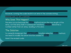 How to Return the Largest Numbers in an Array Using the Reduce Method in JavaScript