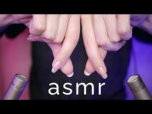 [ASMR] 🖐 Hand Rubbing & Scratching * With & Without Lotion (NO TALKING)