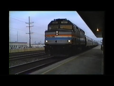 Amtrak #411 EMD F40PHR Rolls In & Out of the Depew, NY Station