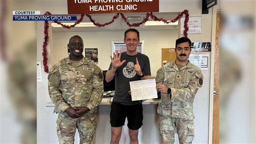 YPG Chaplain receives perfect ACFT score