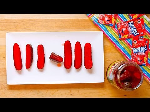 How To Make Koolickles AKA Kool-Aid Pickles!!!
