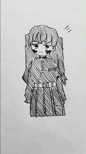 少しだけ待ってください ᴗˬᴗ#鬼滅の刃 #イラスト #時透無一郎